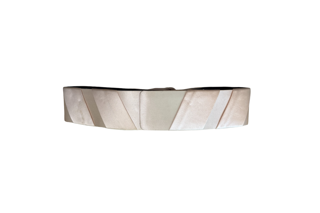 Blugirl by Blumarine Pink Satin Rosette Belt
