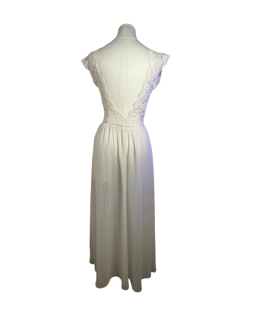 Victoria’s Secret White Lace Sheer Maxi Dress