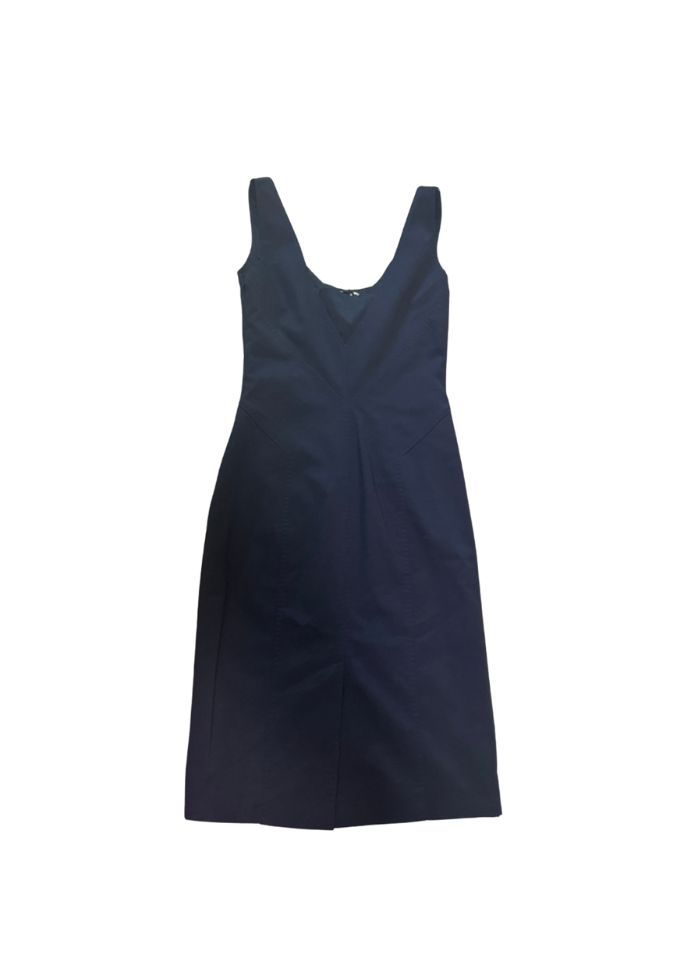 Gucci Black Tie Midi Dress