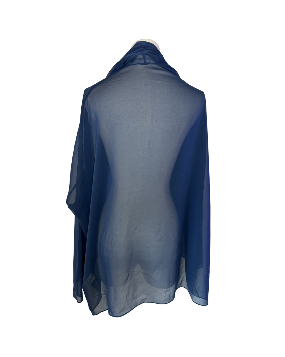 Dolce & Gabbana Blue Sheer Cardigan/Cover Up