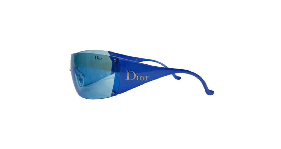 Christian Dior Blue Visor Sunglasses