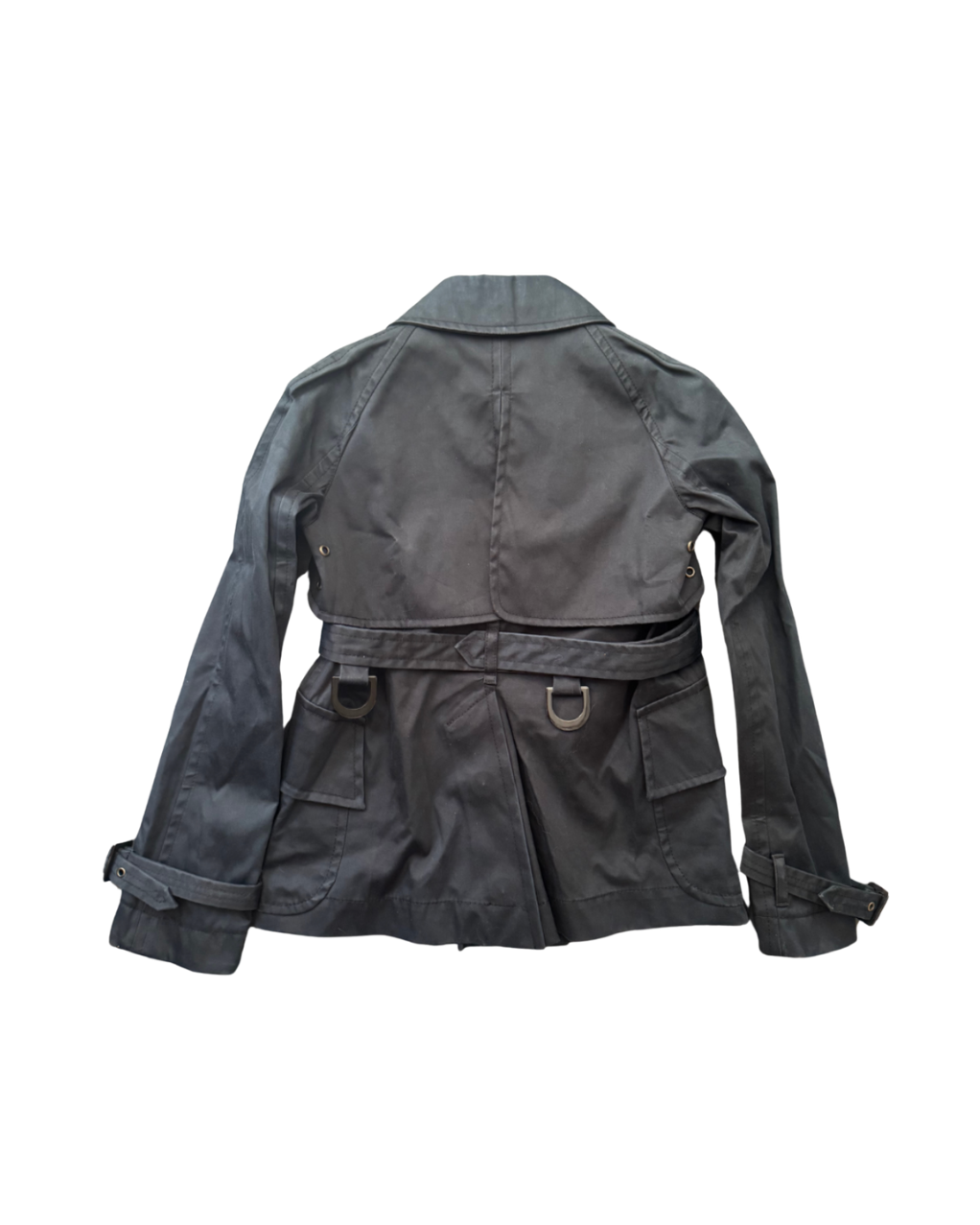 Dsquared² Short Black Trench Coat