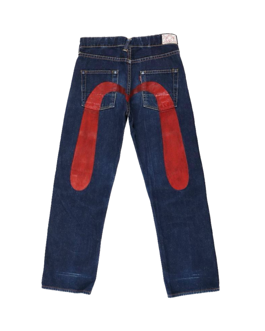 Evisu Red Daicock Jeans