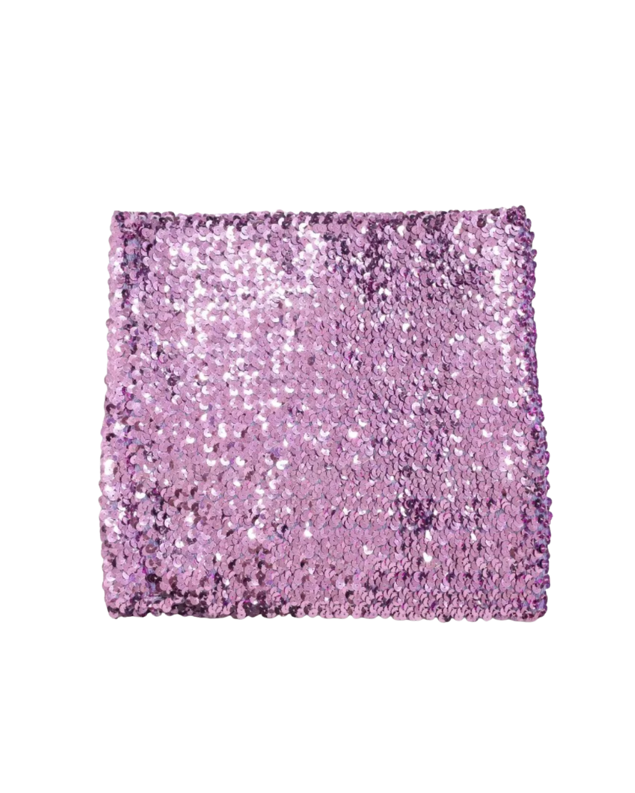 Dolce & Gabbana Purple Sequin Tube Top