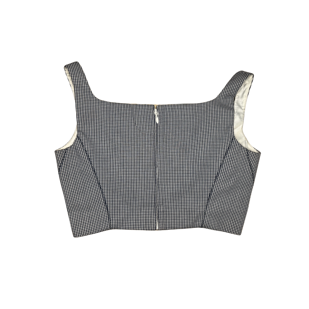Dsquared² Gingham Crop Top