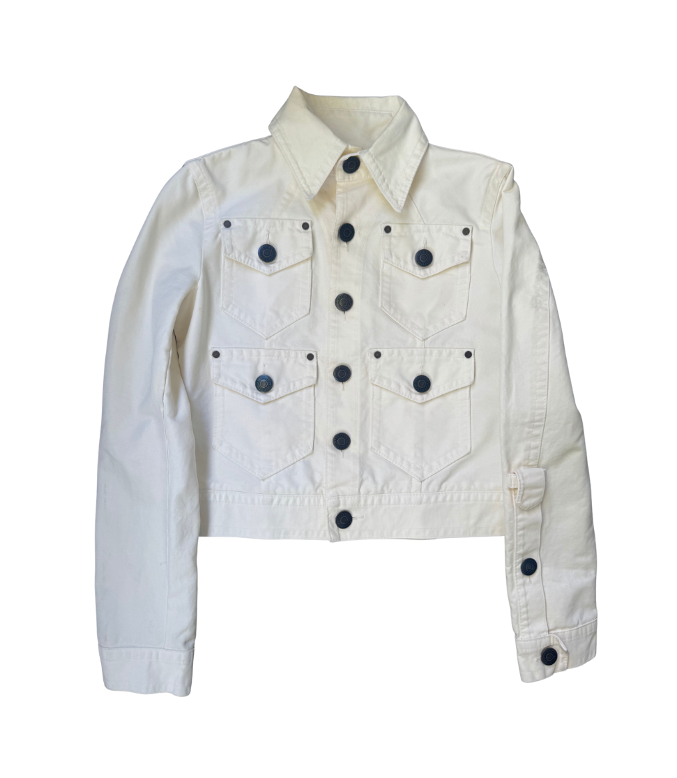 Dsquared² White Denim Jacket
