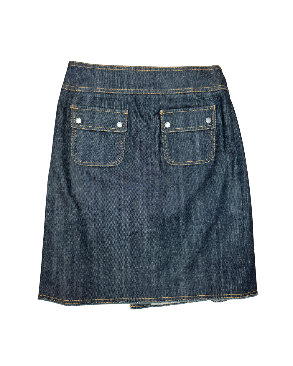 Burberry Denim Midi Skirt