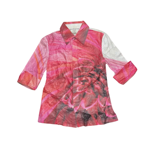 Vivienne Tam Floral Quarter Sleeve Top