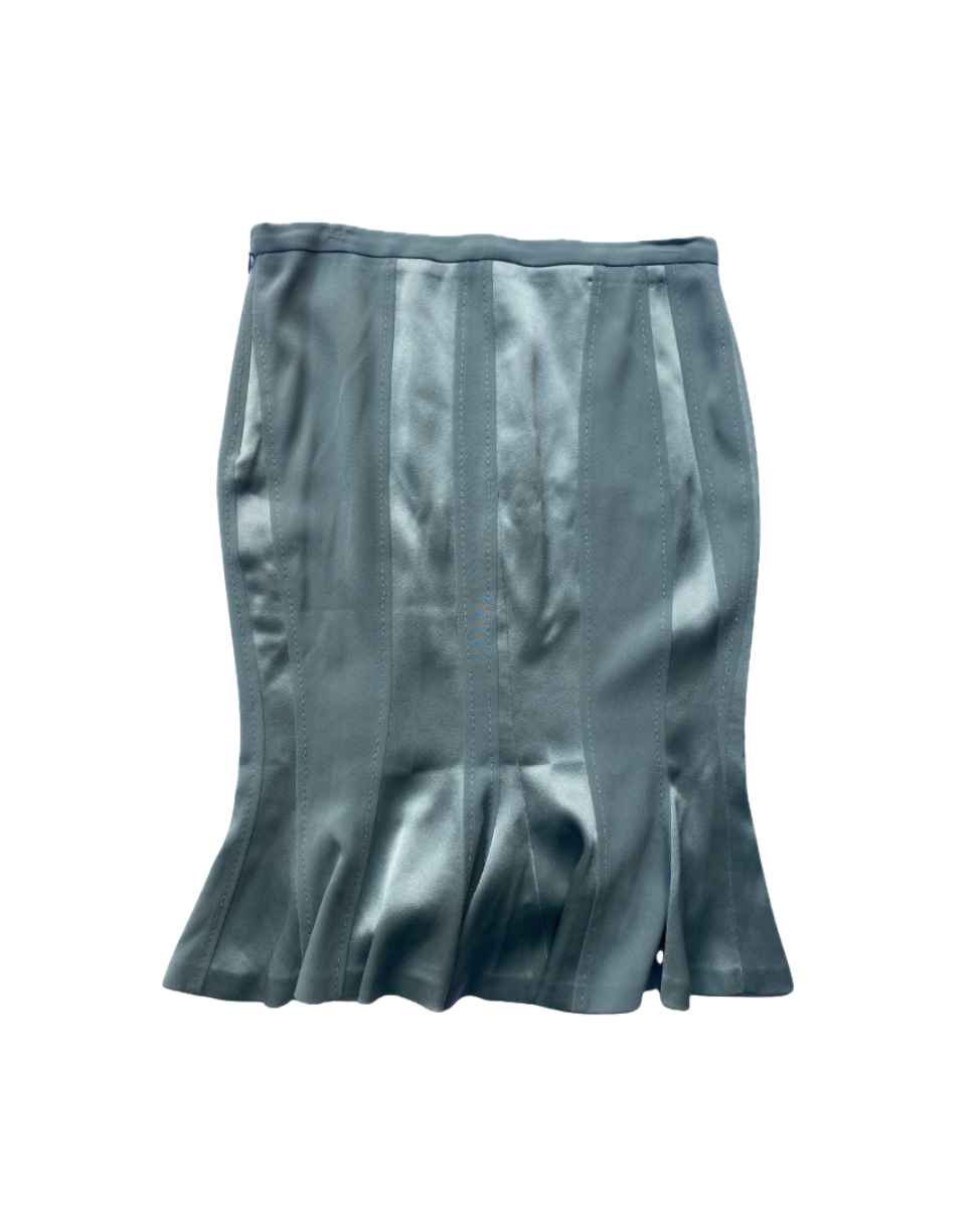 Moschino Jeans Silk Trumpet Skirt