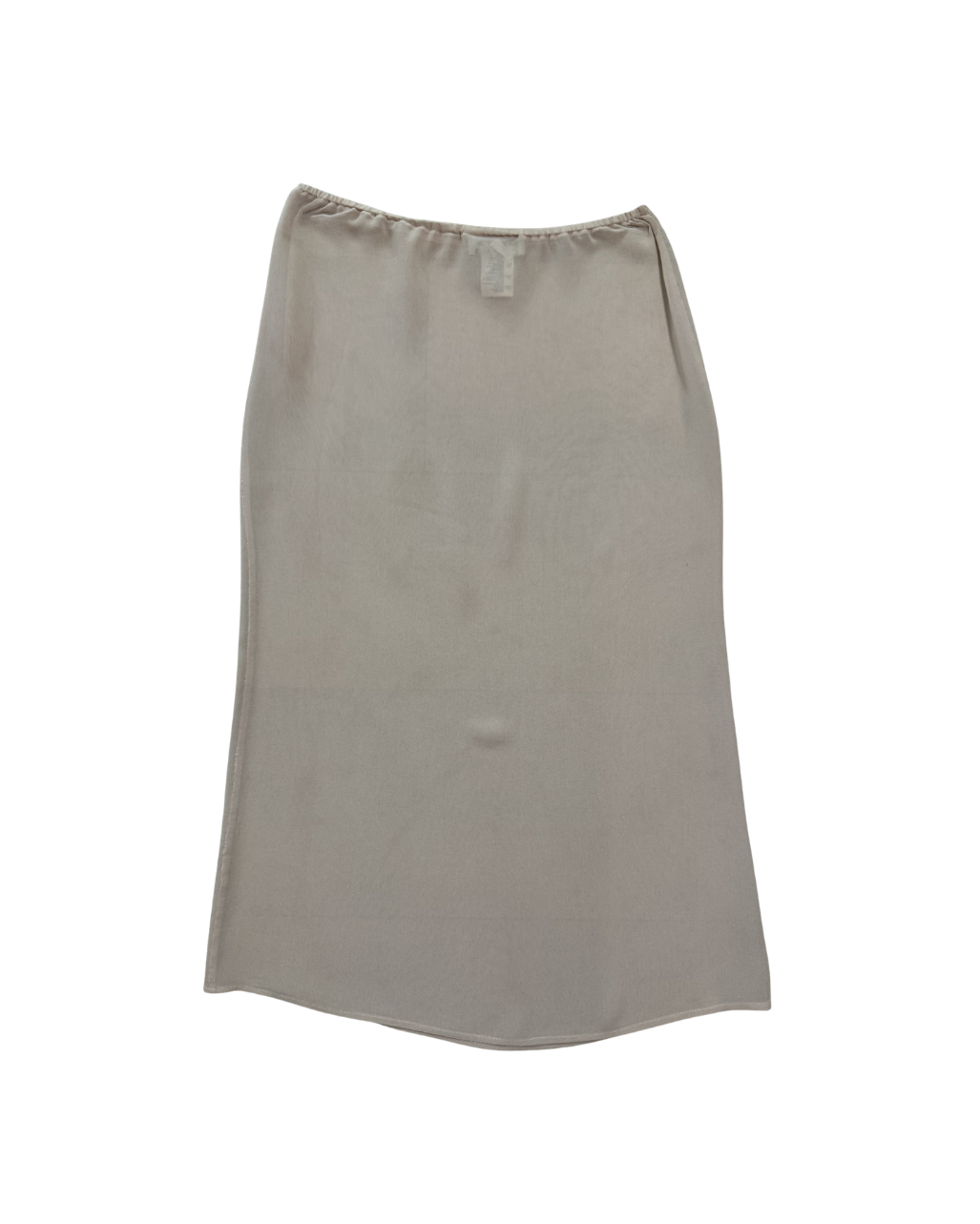 Blumarine Nude Sheer Midi Skirt