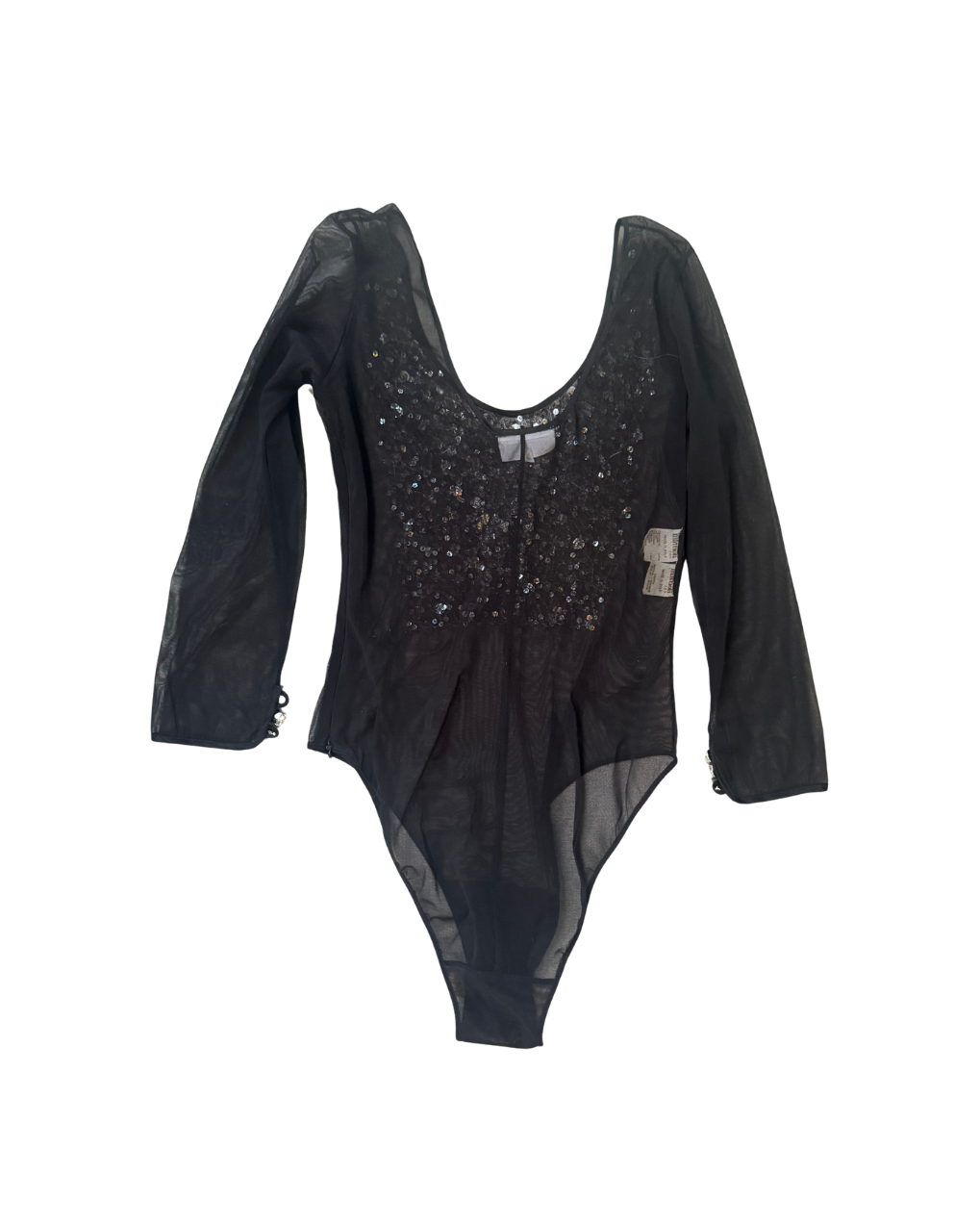 Gianfranco Ferré Mesh Rhinestone Bodysuit