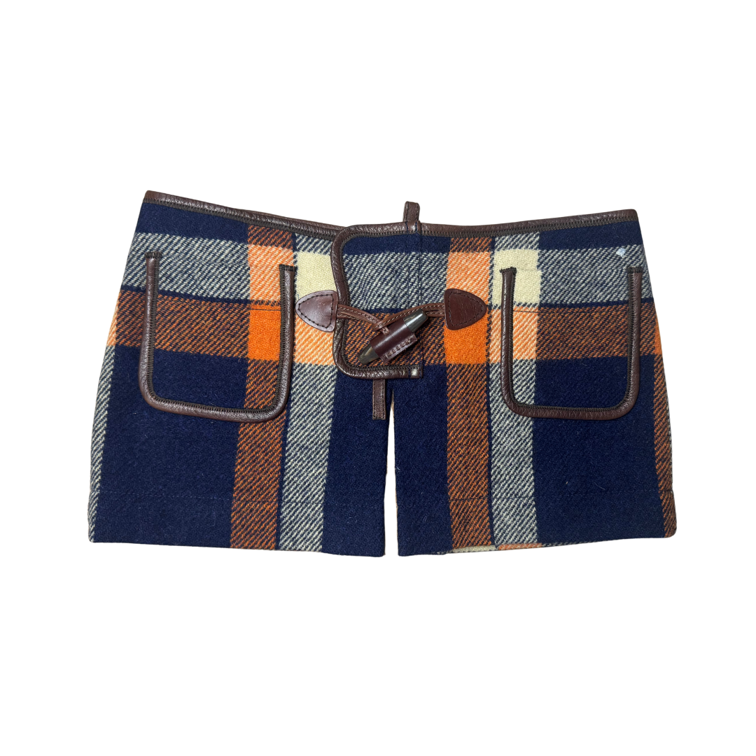 Dsquared² Plaid Mini Skirt