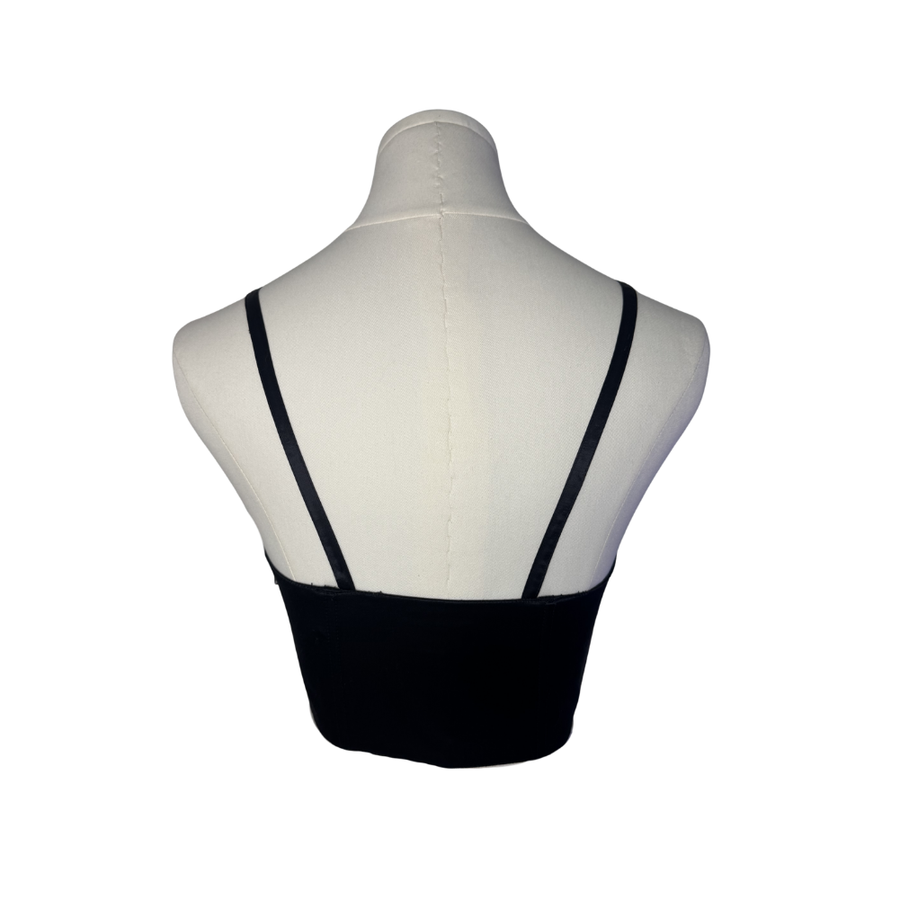 Versus Versace Satin Bustier Crop Top