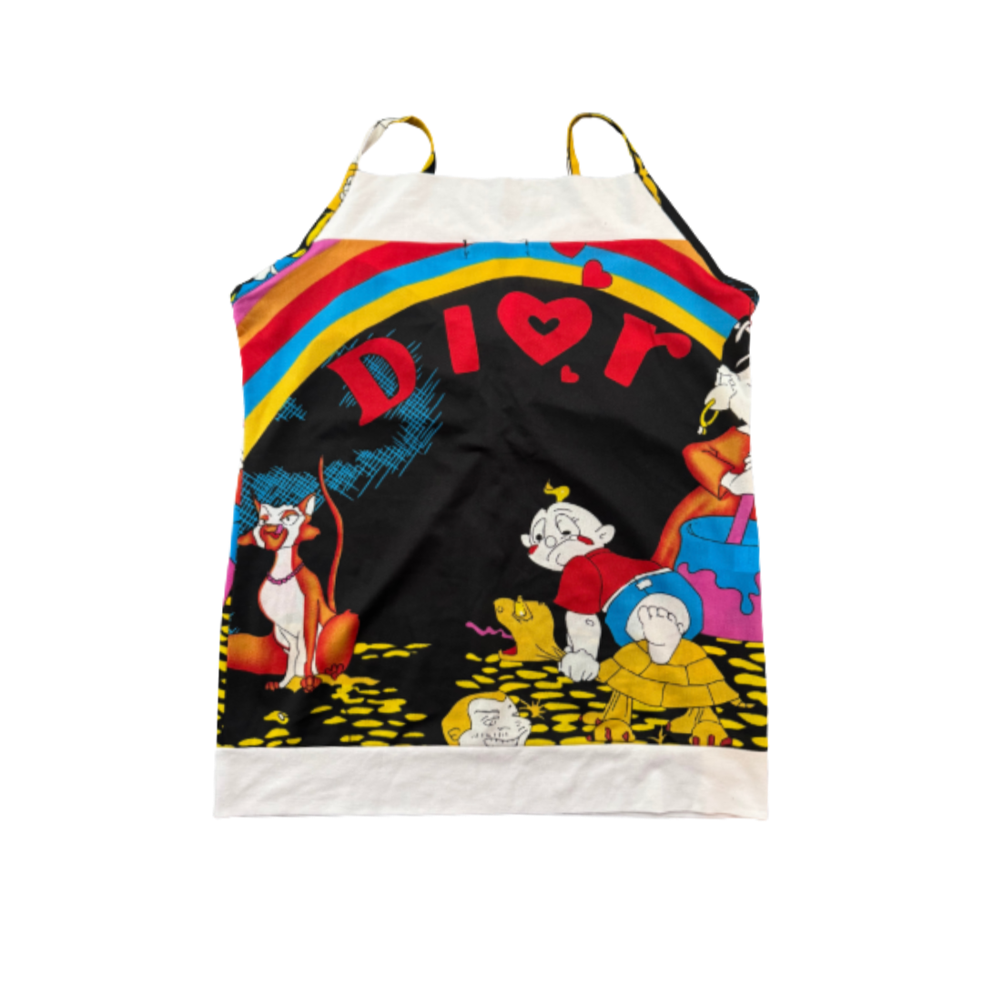 Christian Dior Cartoon Tank Top