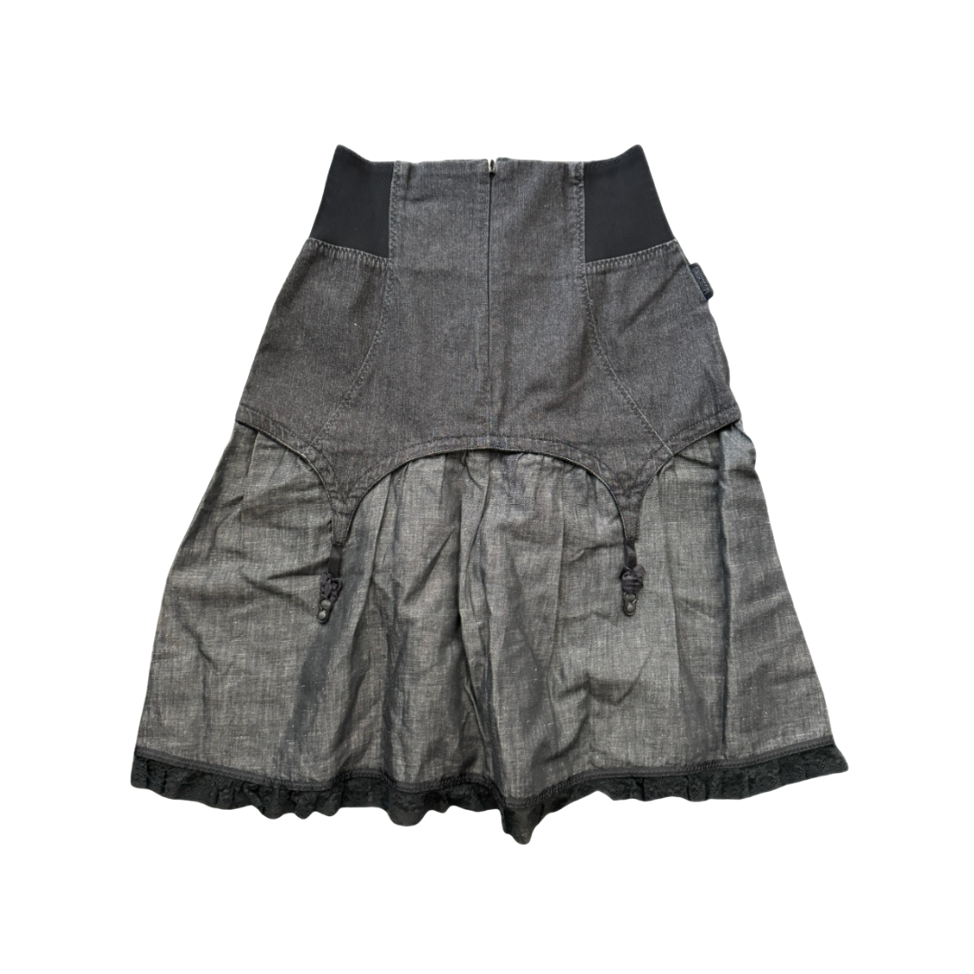 Moschino Jeans Corset Garter Skirt