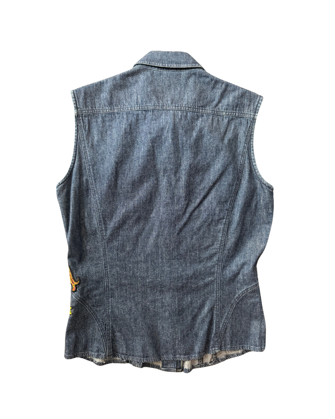 Versace Denim Vest Top