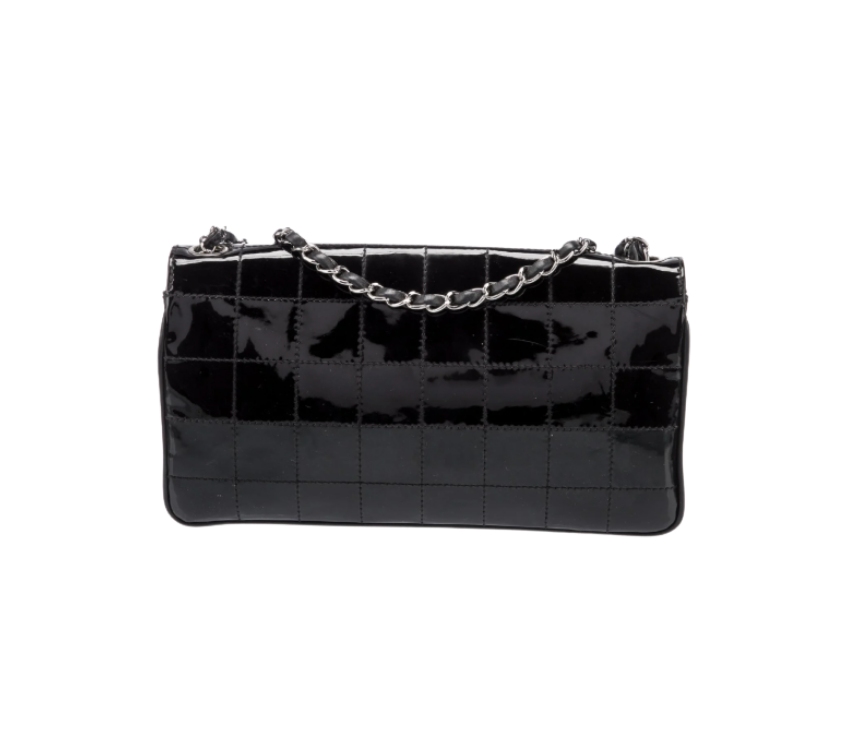 Chanel by Karl Lagerfeld Patent Leather Diagonal CC Flap Bag