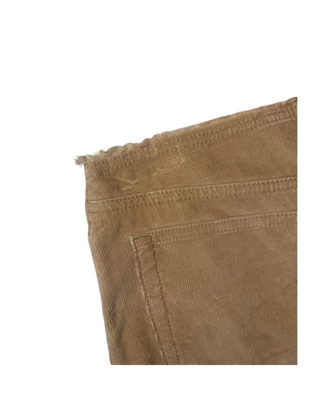 Guess Camel Corduroy Midi Skirt
