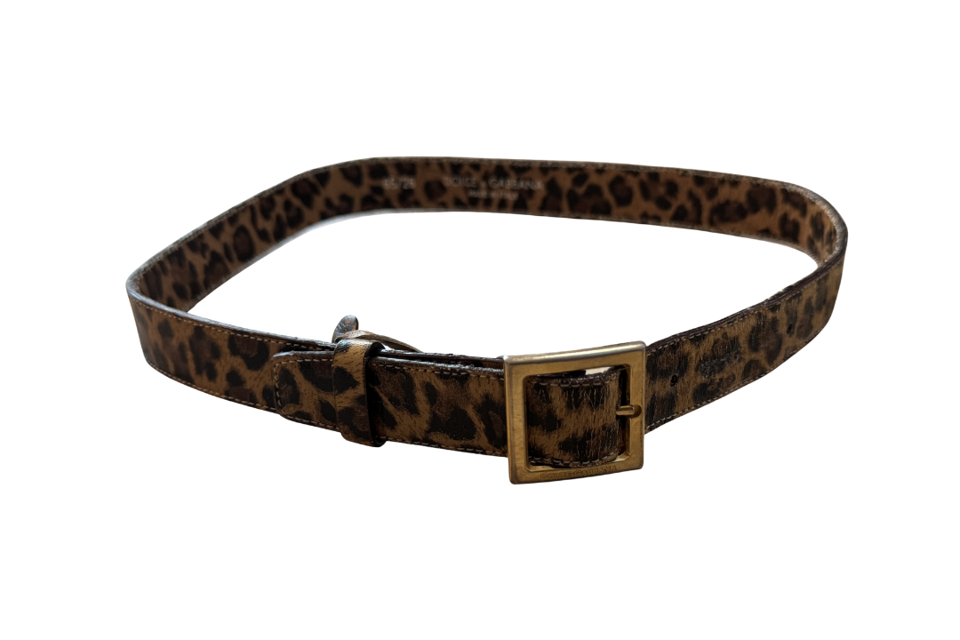 Dolce & Gabbana Cheetah Belt