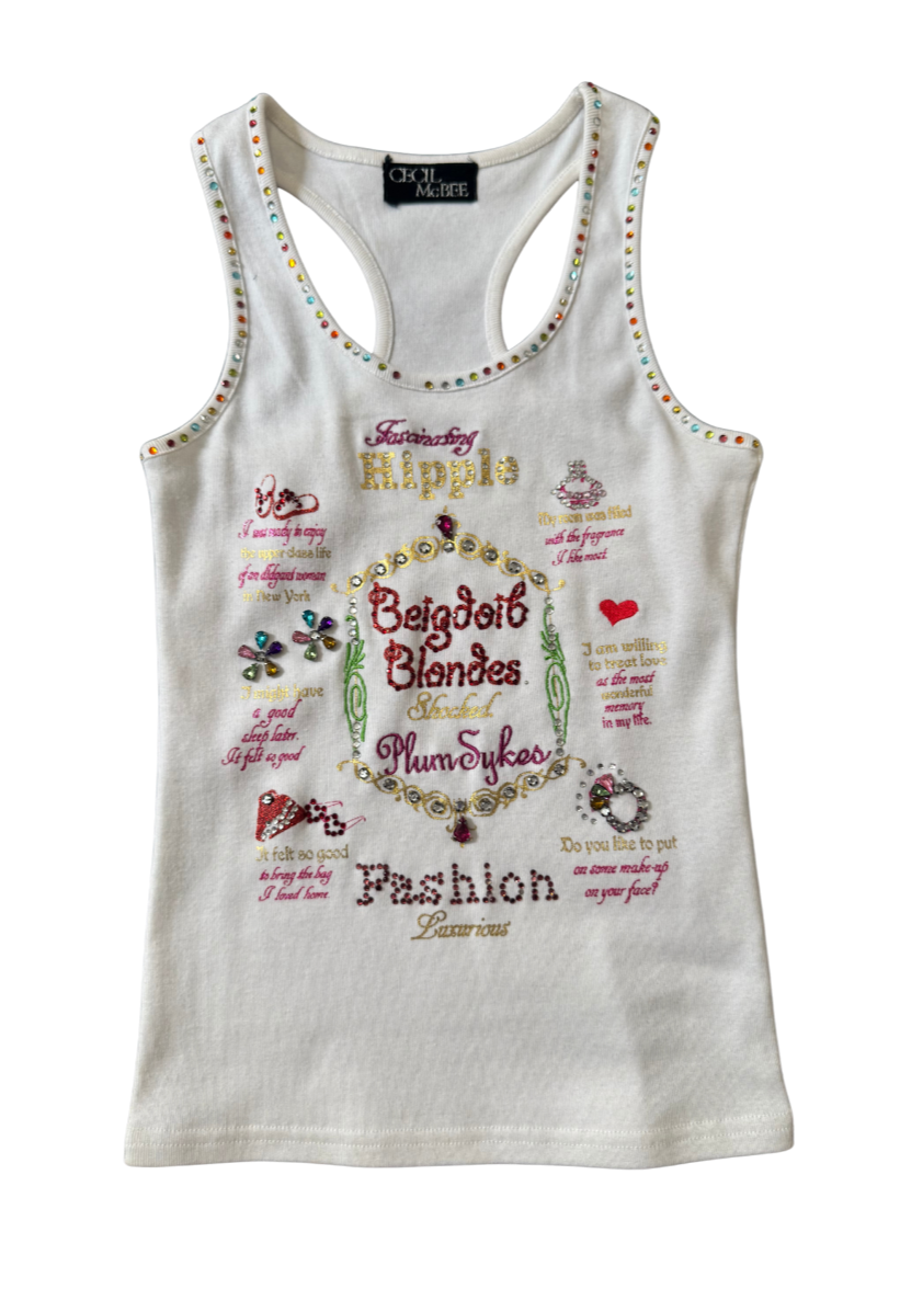 Cecil McBee Rhinestone Tank