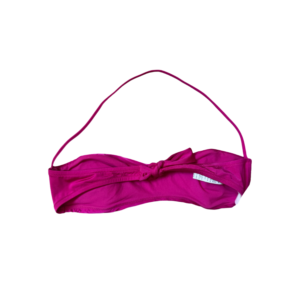 La Perla Pink Sequin Halter Bikini Top