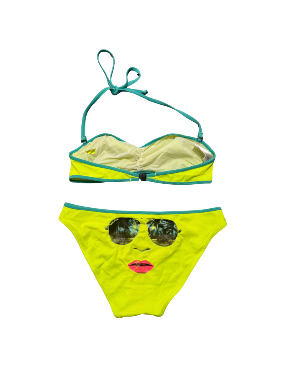 Diesel Yellow Halter Bikini