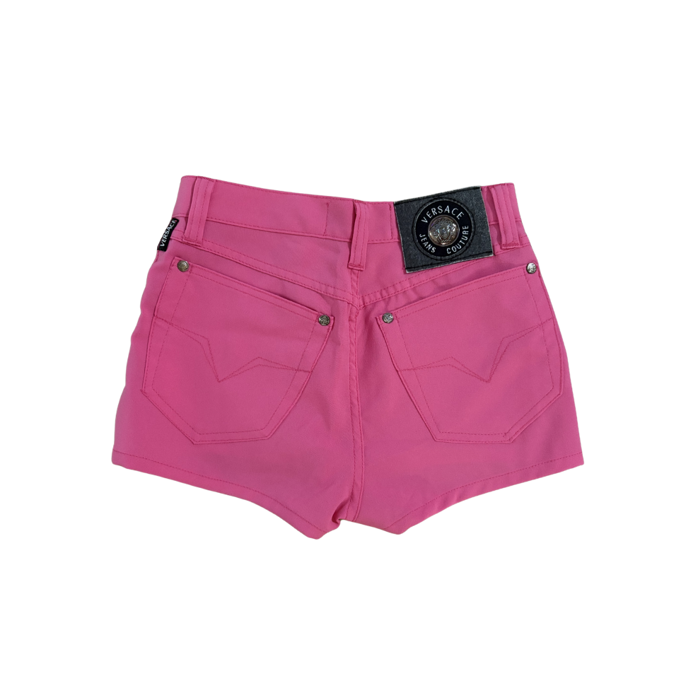 Versace Jeans Couture Pink Micro Mini Shorts