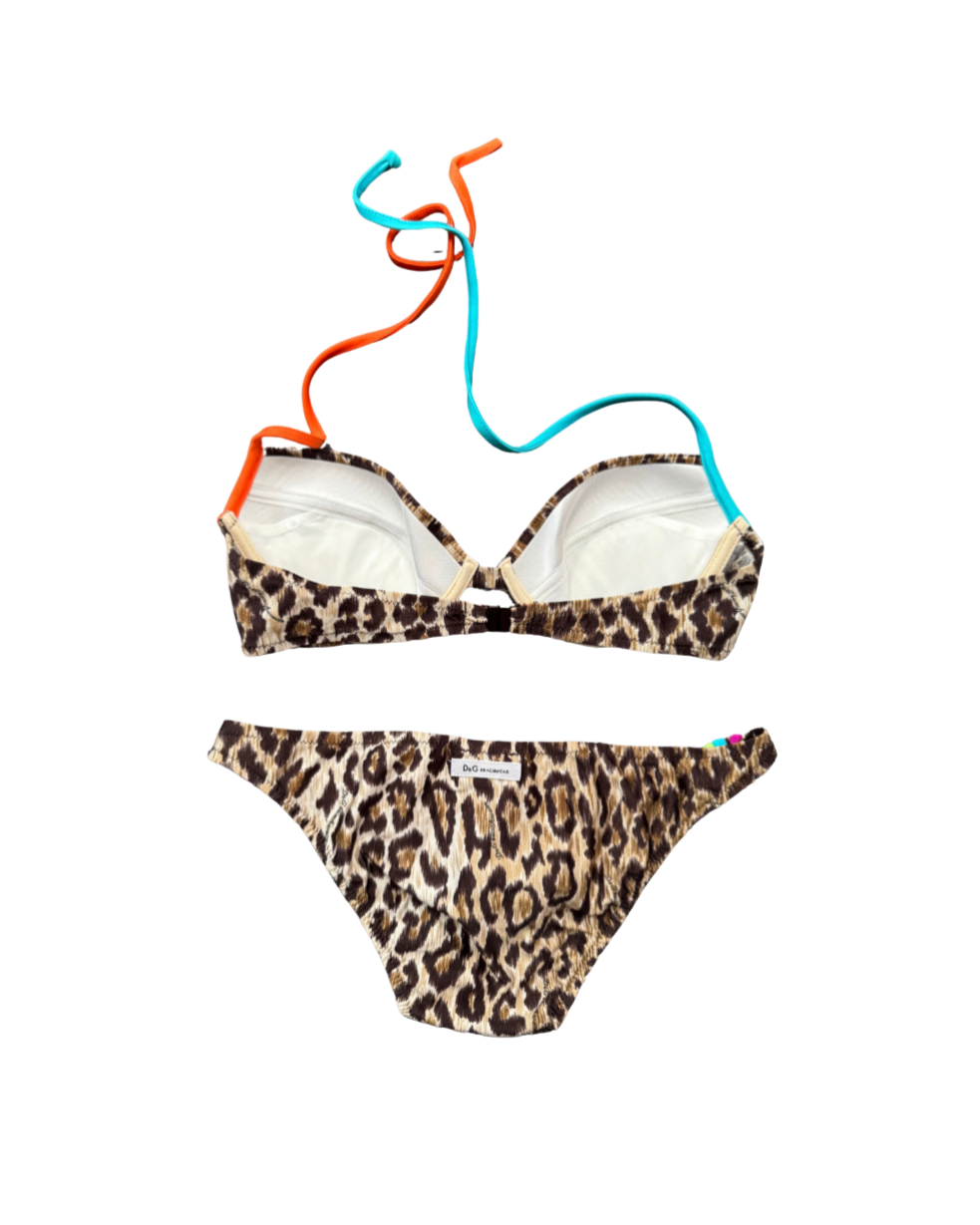 Dolce & Gabbana Beachwear Multi-Colored/Leopard Bikini
