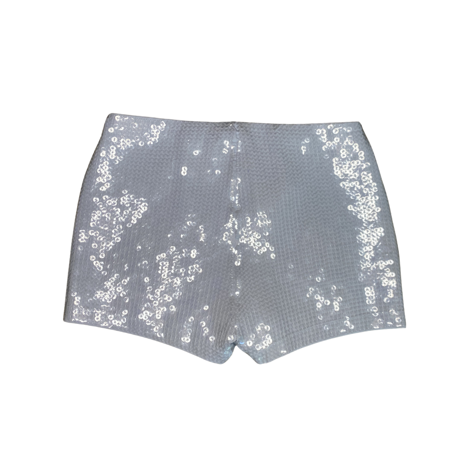 Dsquared² Grey Sequin Shorts