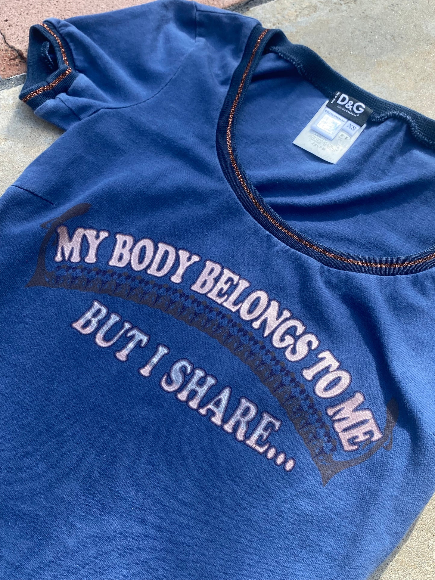 Dolce & Gabbana ‘’My Body” Top