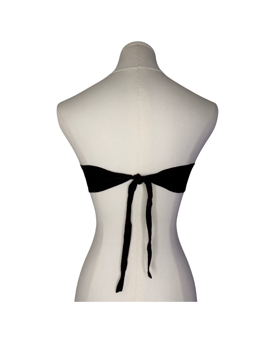 Handmade Rhinestone Strapless Bra Top