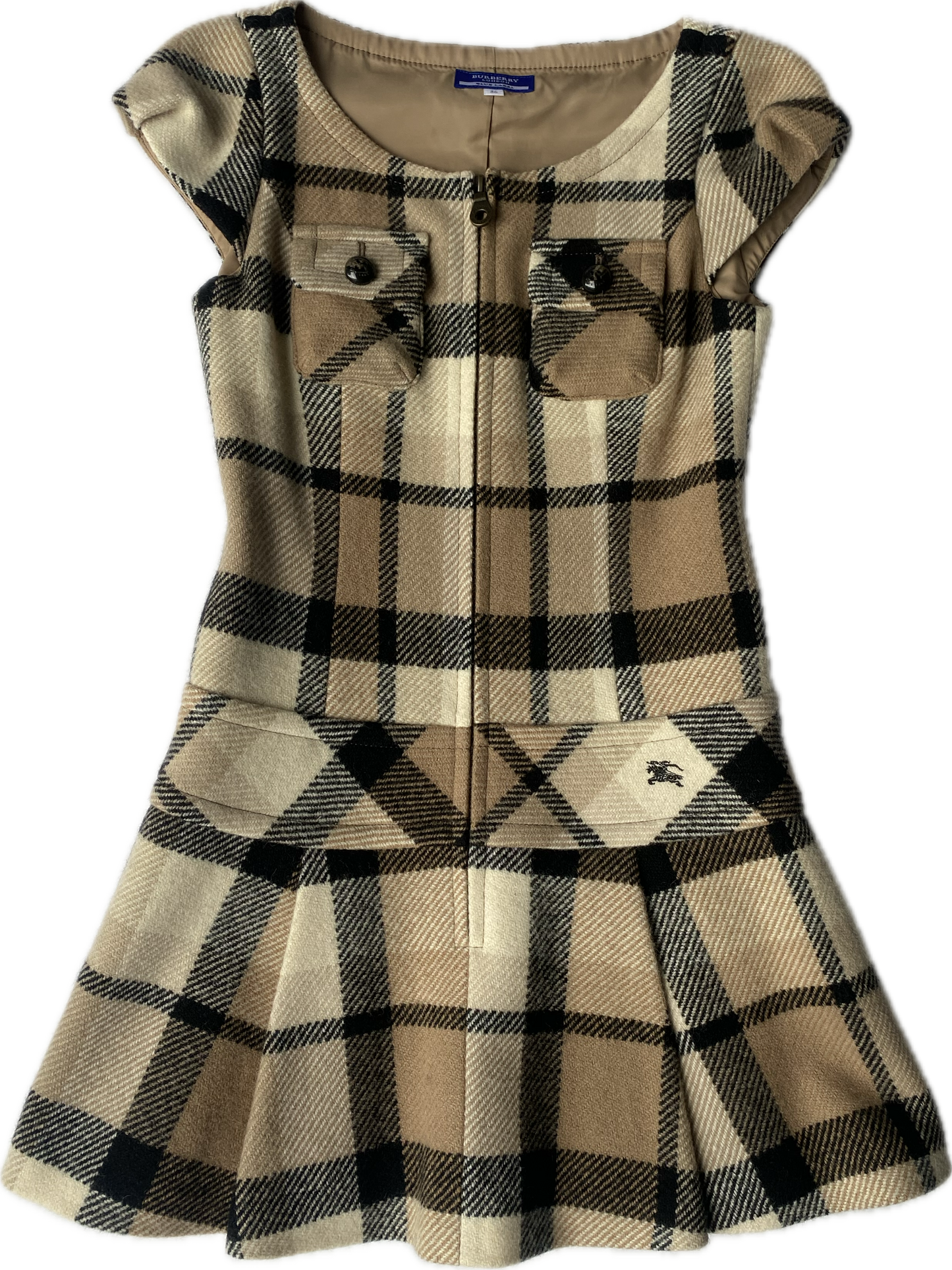 Burberry Wool Mini Dress