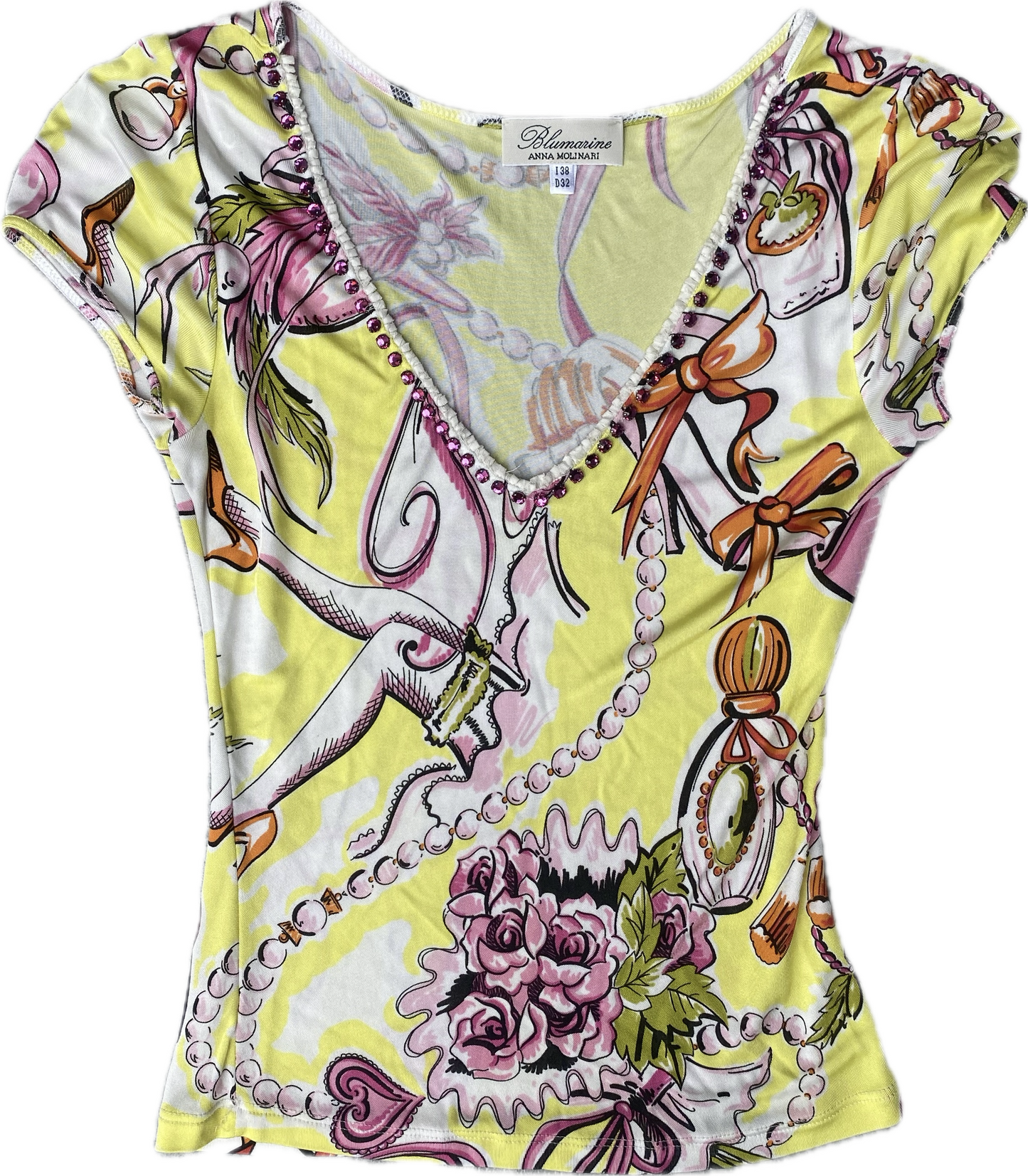Blumarine V-Neck Top