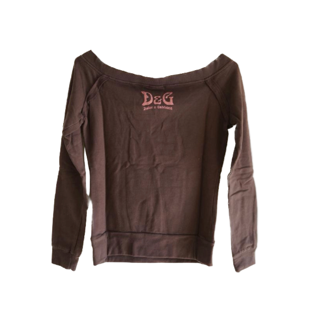 Dolce & Gabbana Off-the-Shoulder Crewneck