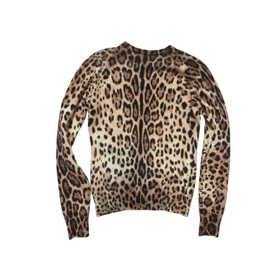 Dolce & Gabbana Cheetah Print Cardigan
