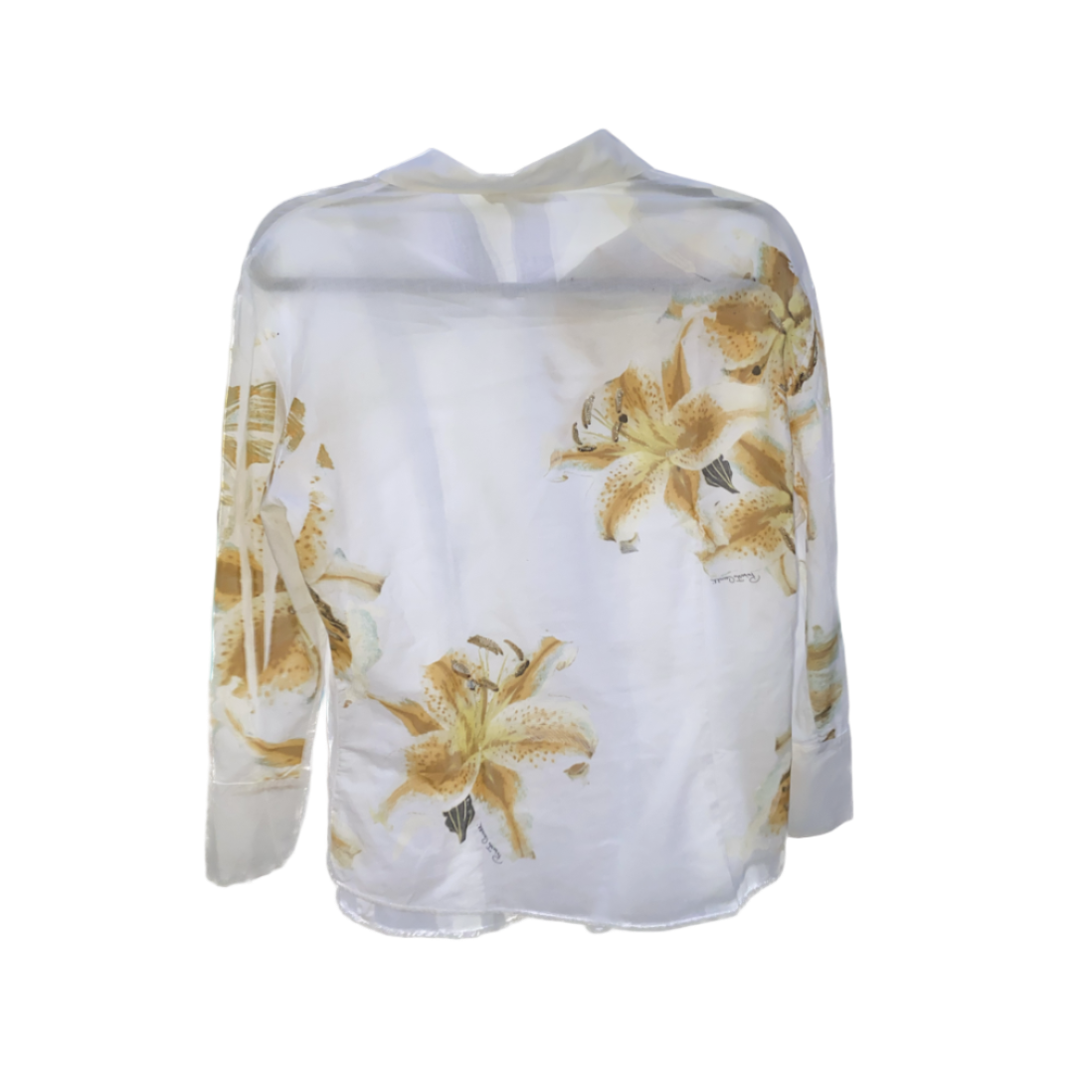 Roberto Cavalli Linen Floral Top