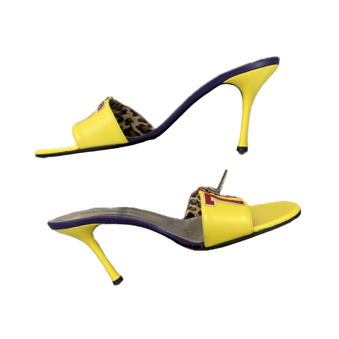 Dolce & Gabbana “76” Mule Heels