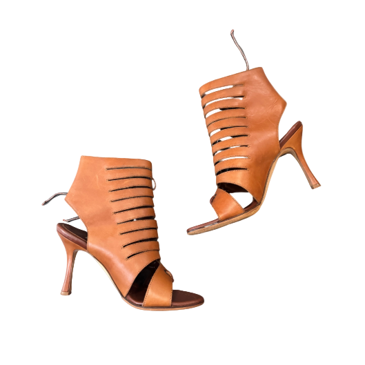 Manolo Blahnik Gladiator Sandal Mini Boots