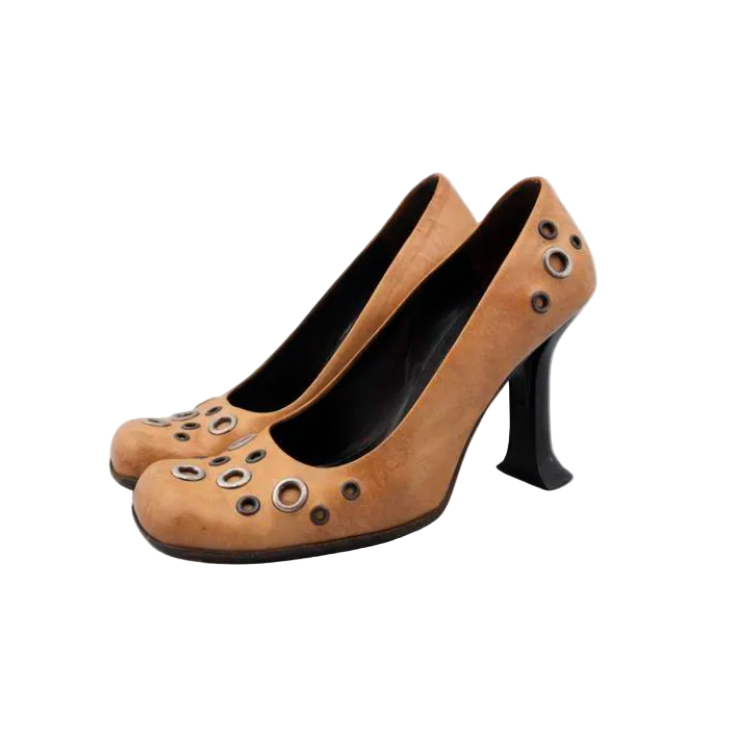 Prada Grommet Heels