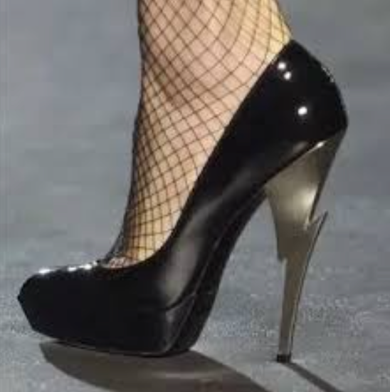 Dsquared² Lightning Bolt Peep Toe Pumps