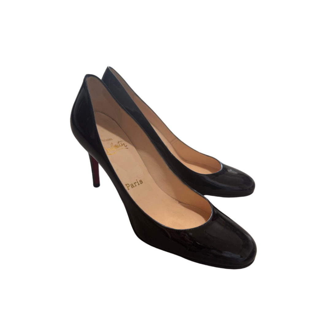 Christian Louboutin Black Patent Leather Heels
