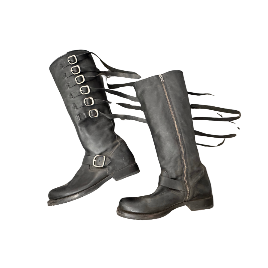 Frye Fringe Boots