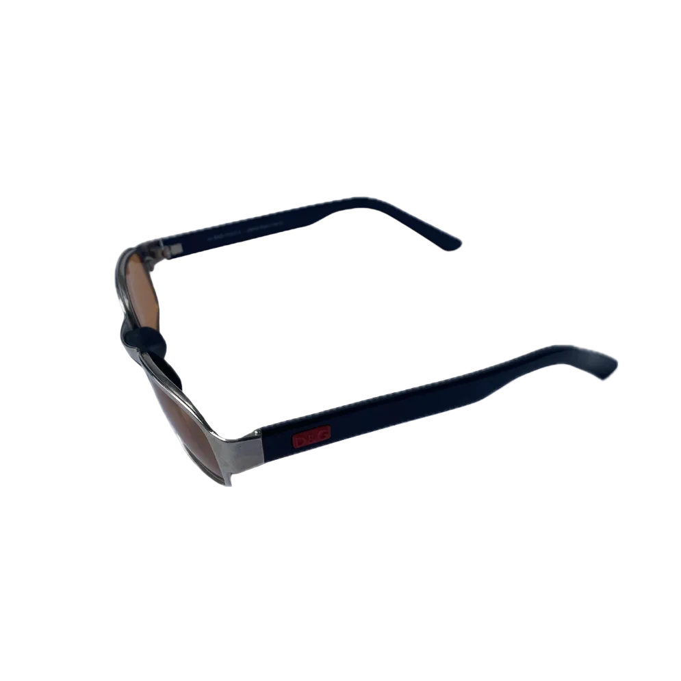 Dolce & Gabbana Yellow/Orange Tinted Silver Sunglasses