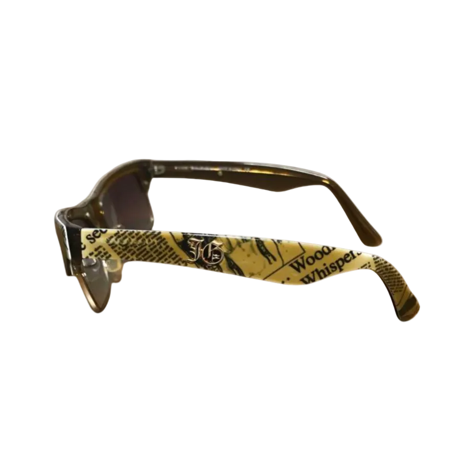 John Galliano Newspaper Printed Sunglasses