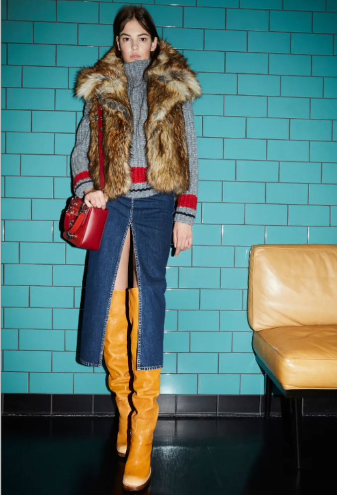 Dsquared² Faux Fur Vest