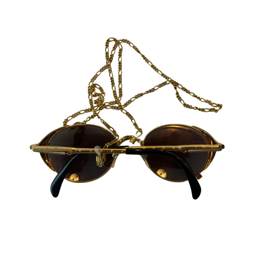 Jean Paul Gaultier Gold Chain Sunglasses