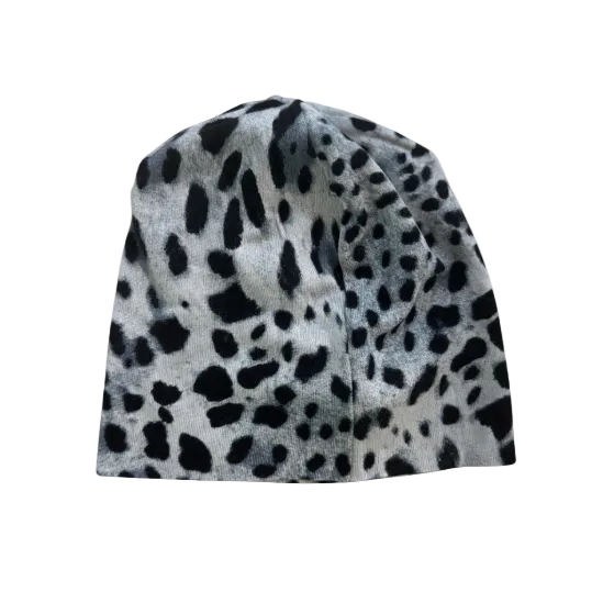 Dolce & Gabbana White Leopard Cashmere Beanie