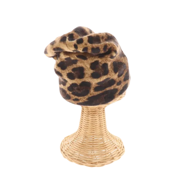 Dolce & Gabbana Leopard Cashmere Beanie
