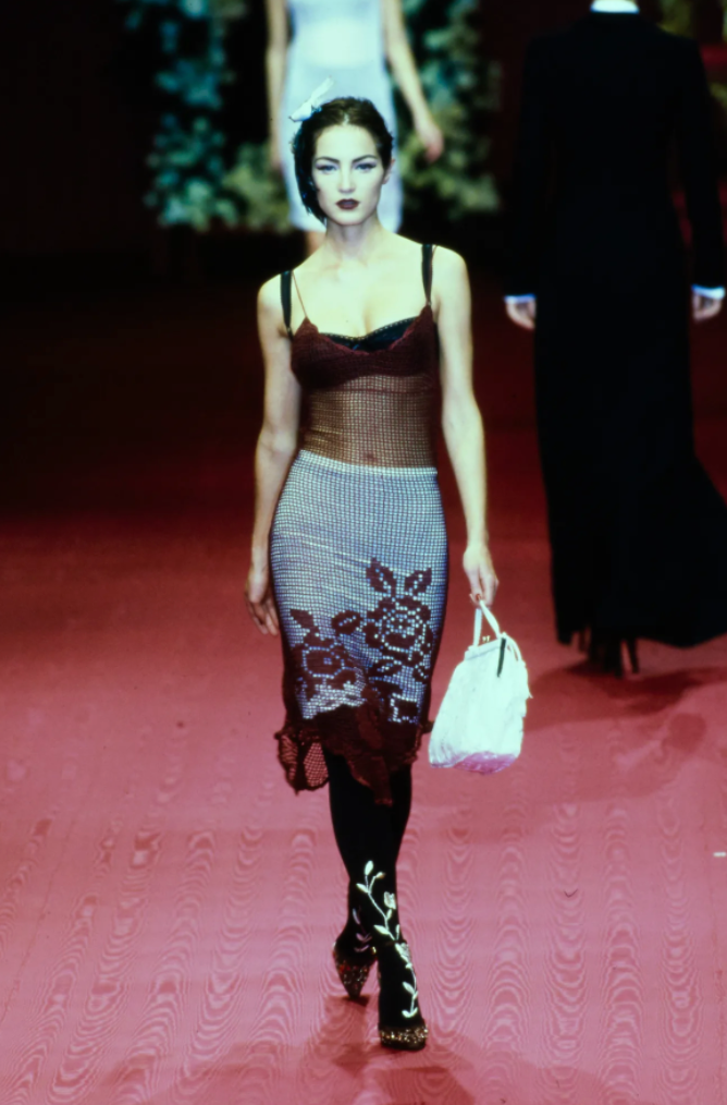 Dolce & Gabbana Black Knit Skirt