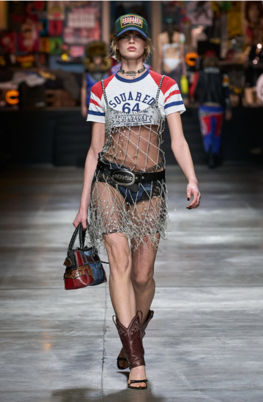 Dsquared² Leather Cowboy Gaiters